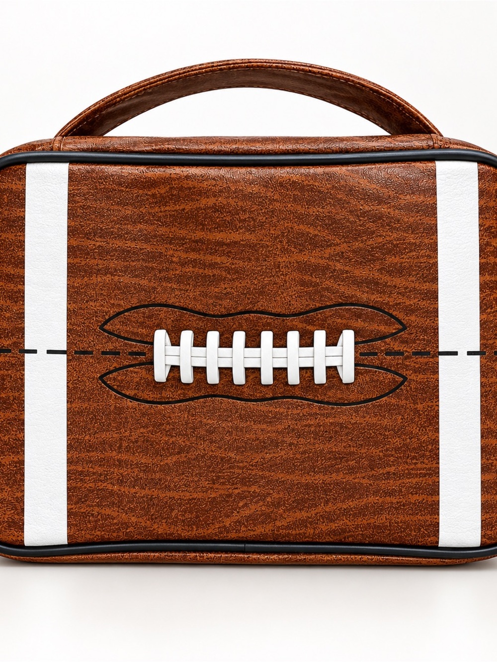 Bella Mckinsey Football Bible Cover Tote Brown Carry Case